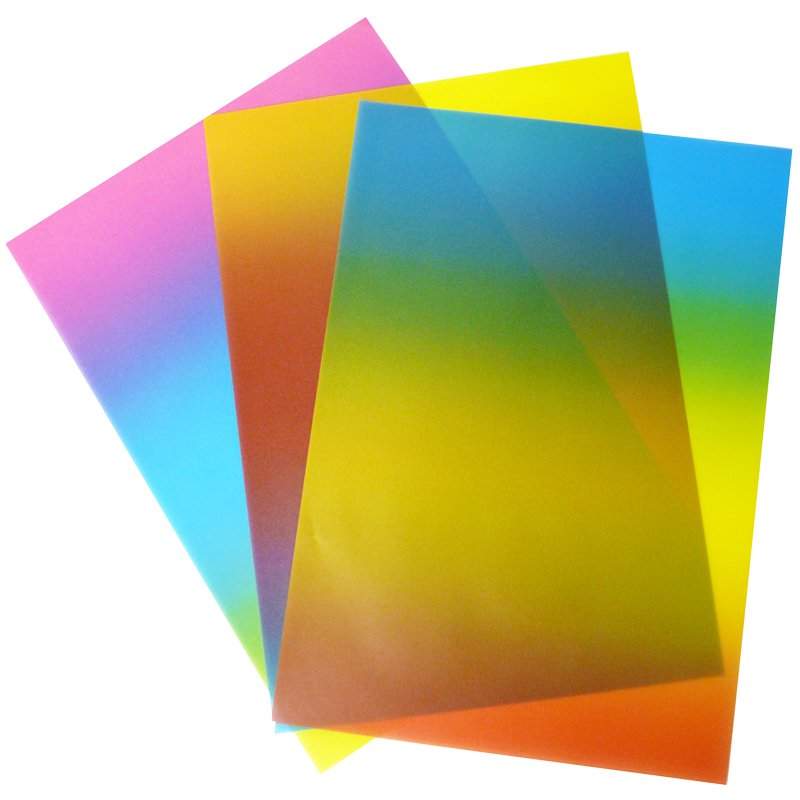 Regenbogentransparentpapier Für Fenstergestaltung 28 30 Fr